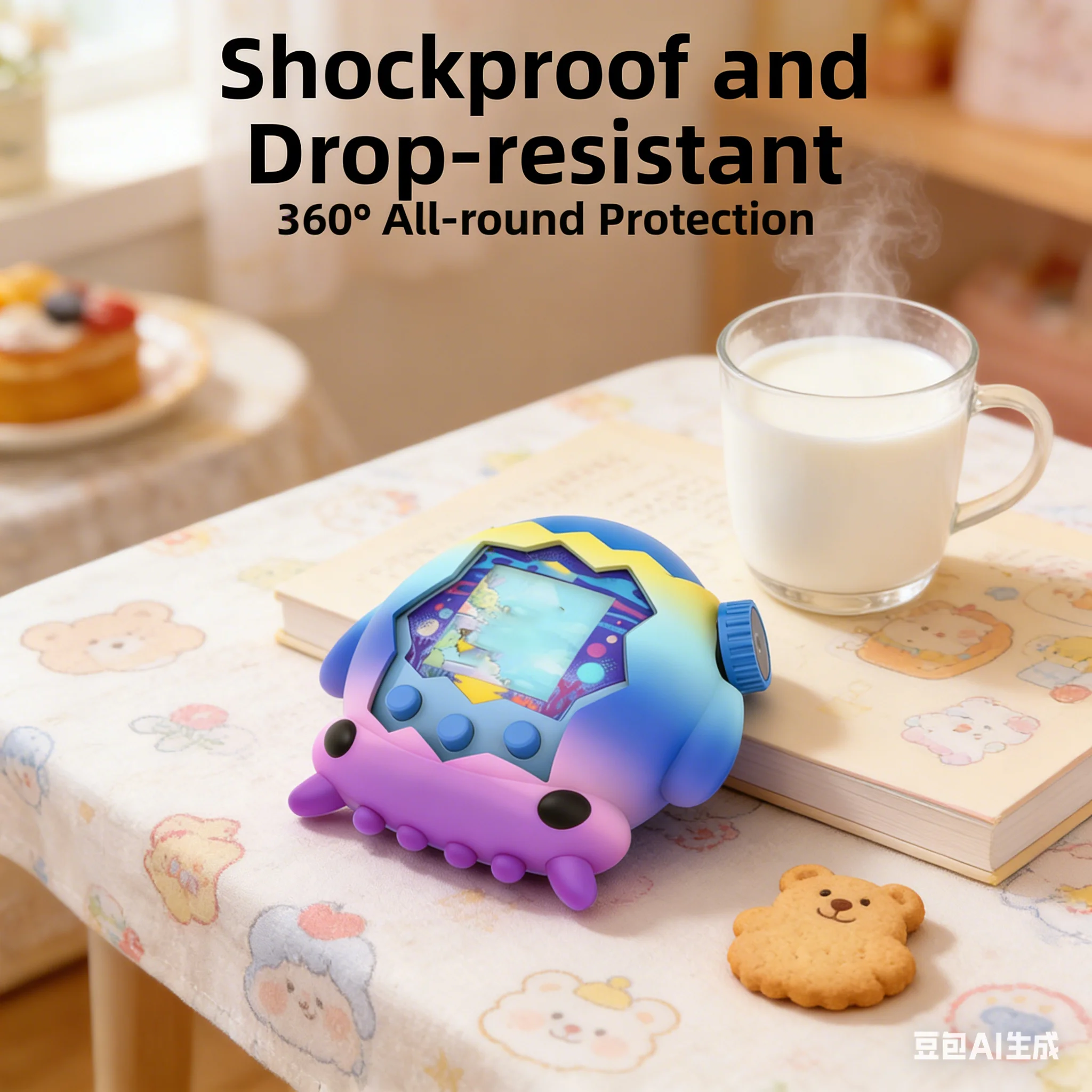 

Мягкий силиконовый силиконовый чехол для Tamagotchi Paradise, стильный цветной устойчивый к царапинам виртуальный защитный чехол для домашних животных, аксессуары