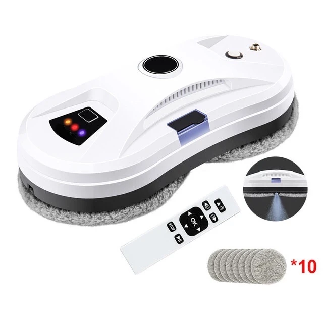 High Suction Electric Window Cleaner Anti-falling Remote Control Window Robot Cleaner Water Spray