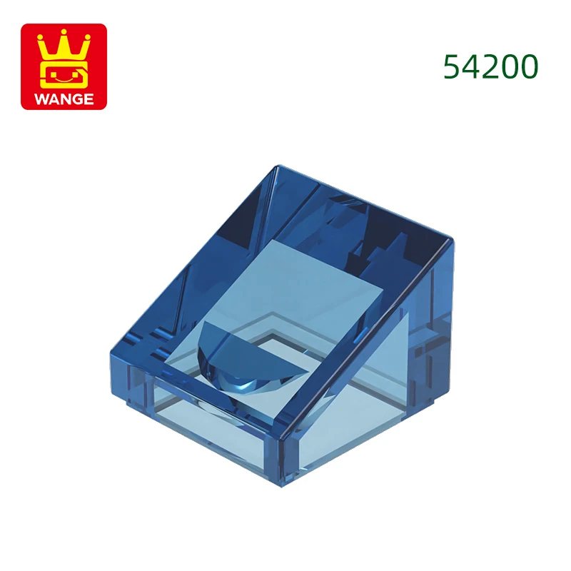 Wange 543 stks/partij 54200 1x1 Helling Bouwstenen Geneigd Panel Bricks DIY Compatibel met alle Merk Speelgoed voor Kinderen Geschenkdoos
