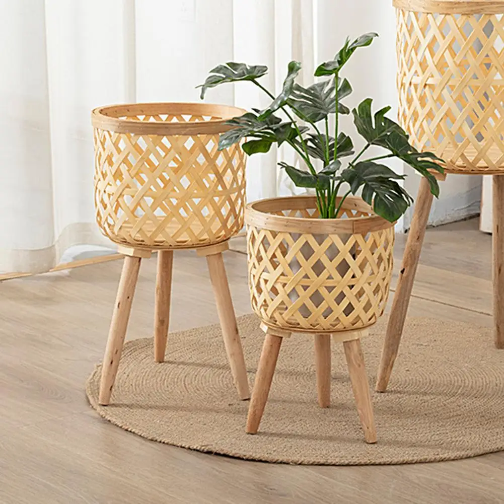 Attractive Good Removable Flowerpot Holder Plant Display Stand Wisteria Flower Basket High Durability for Home