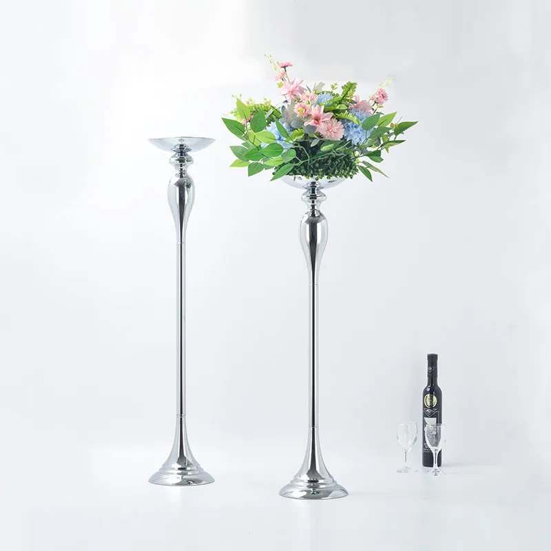 75\95 CM Flowers Vase Candlestick Centerpieces Road Lead Candelabra Centerpieces Wedding porps Christmas deco