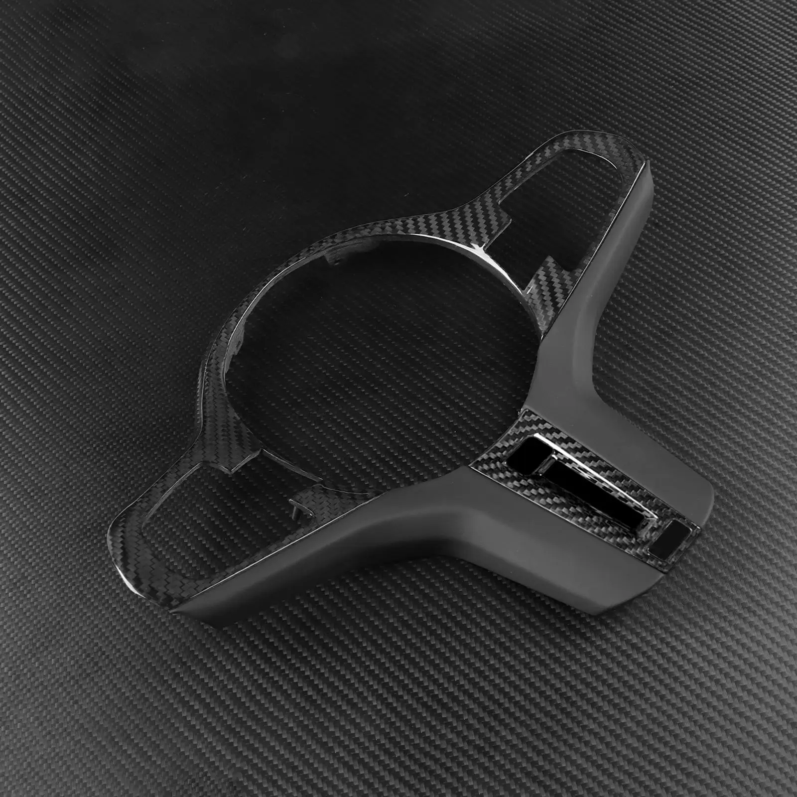 

Car Steering Wheel Frame Cover Carbon Fiber Trim Upgrade for BMW F90 M5 X3M X4M ID6 Sports Cars