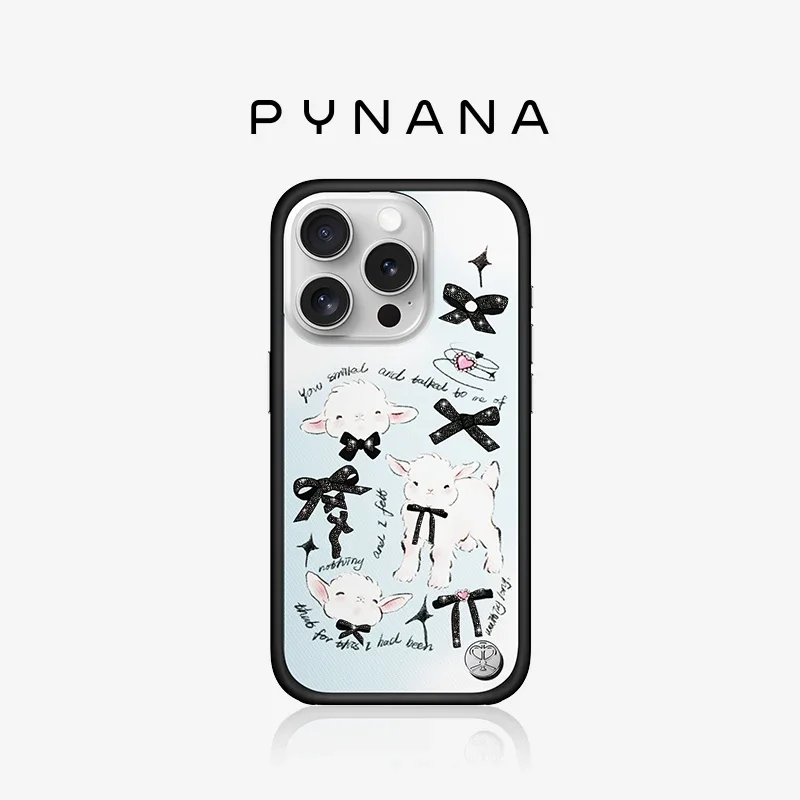 PYNANA Creative Case Cover iPhone16ProMax Case Illustration Collaboration iPhone15Pro Cover Customized Anti-drop Fashion