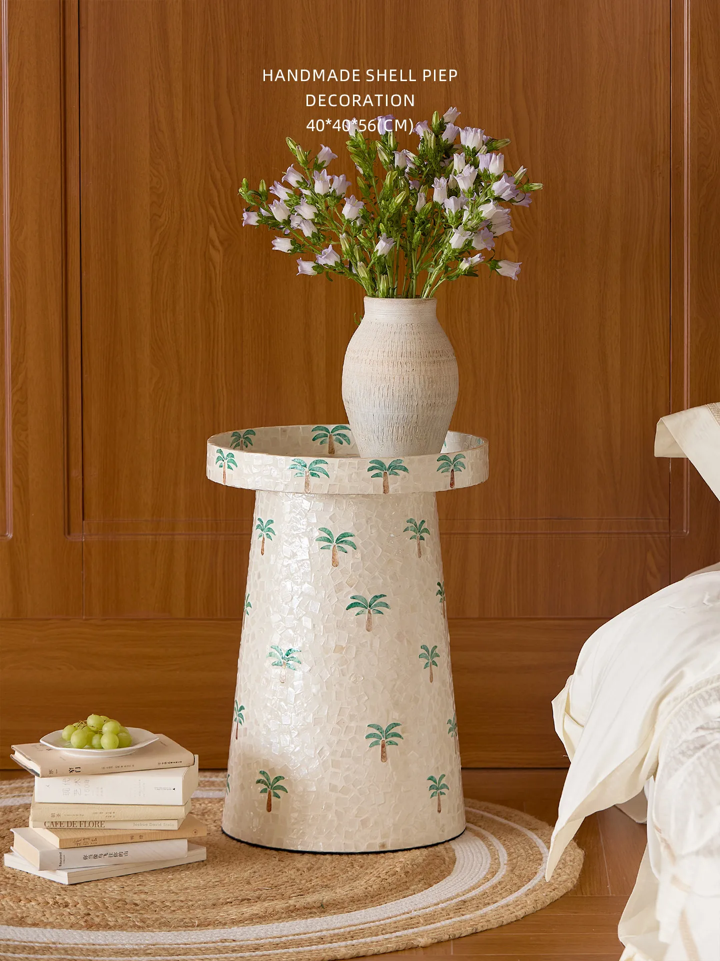 Creative shell small edge several living rooms B & B sofas hand collage coffee table bedside table
