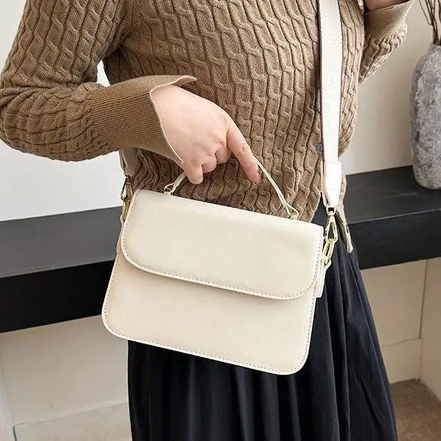 Autunno nuova 2589 tendenza leggera moda di lusso semplice design di nicchia versatile borsa a tracolla per pendolari retrò