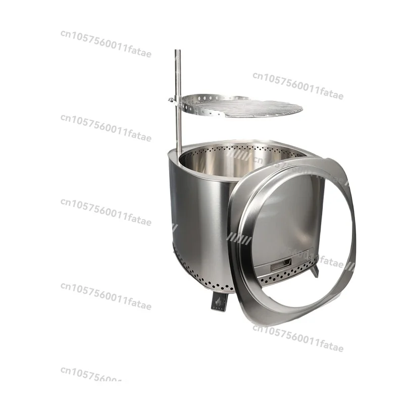 

Camping Outdoor Stainless Steel Folding Grill Multi-purpose Firewood Stove Camping Burner Grill Bonfire