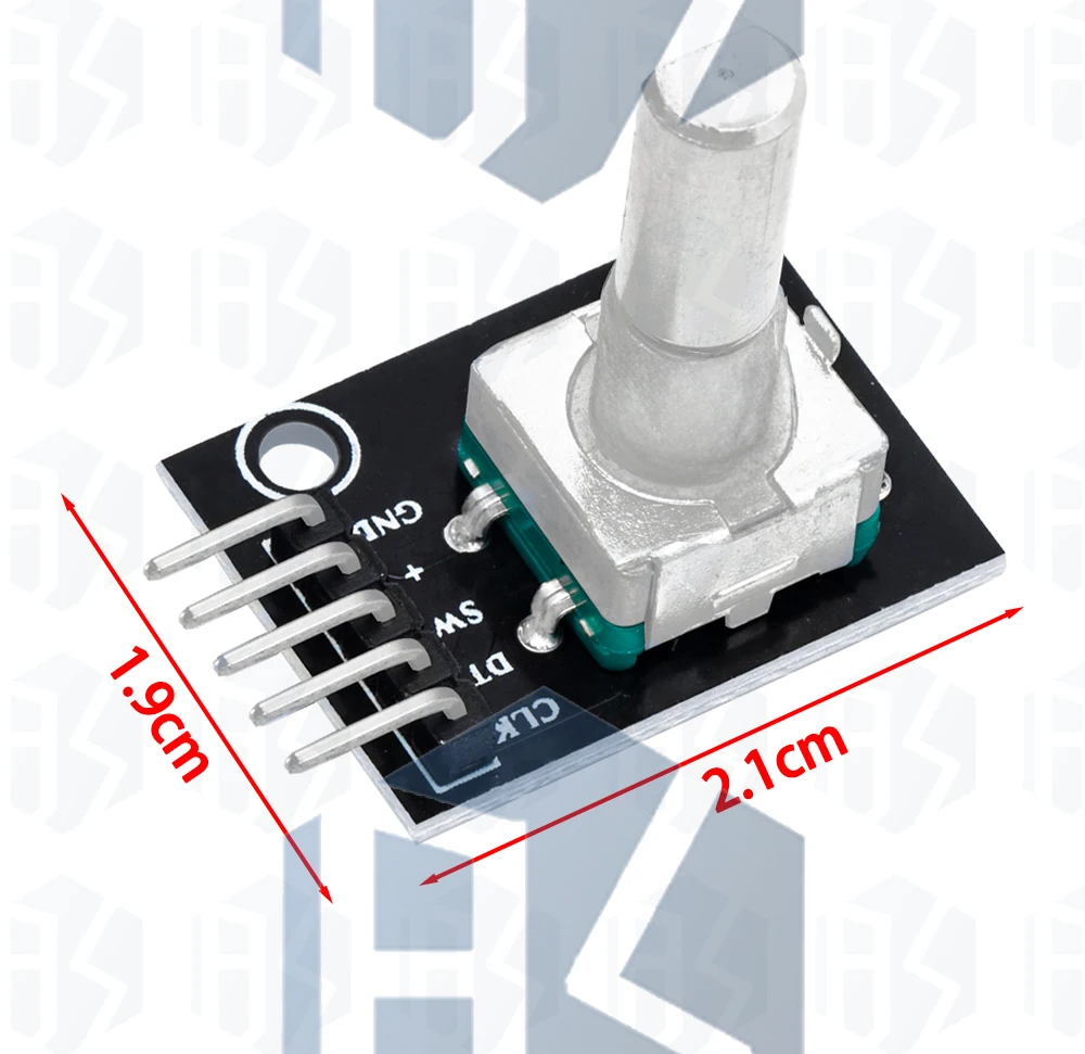 1~10 Stück EGBO 360-Grad-Drehgebermodul für Arduino Brick Sensor Switch Entwicklungsboard KY-040 mit Pins KY 040 – Detail 24