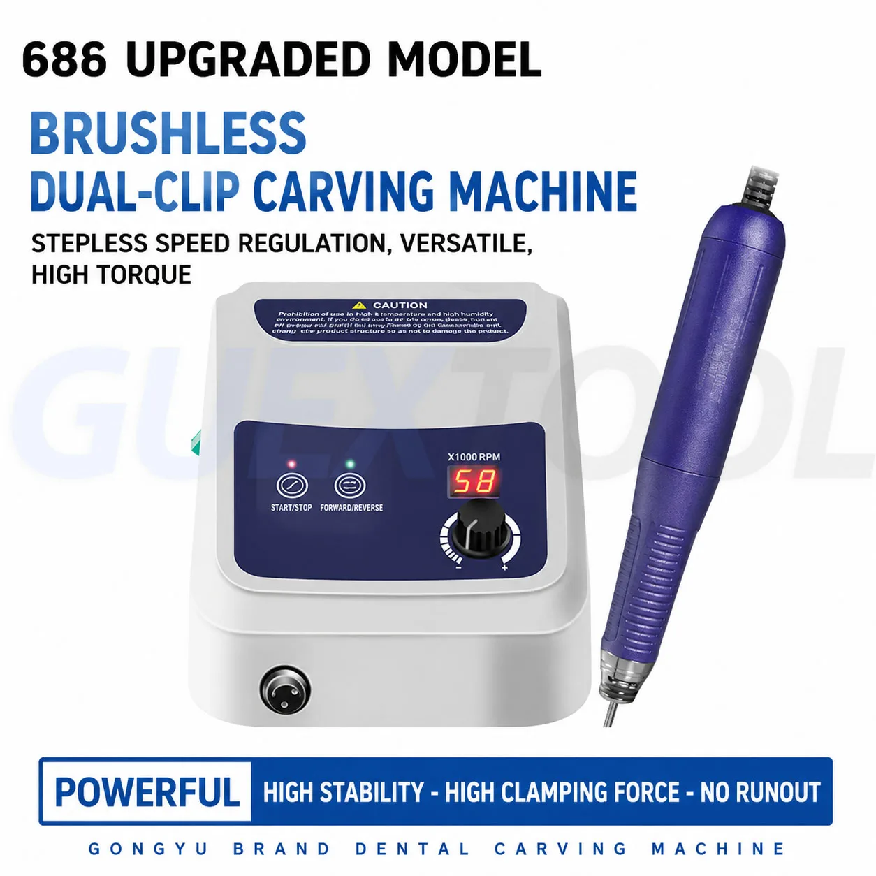 Brushless Professional Jade Carving Machine Flexible Shaft Engraving Root Carved Chuck Handle Drill For Jade Wood Metal Gemstone