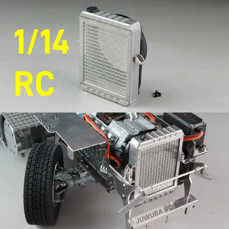 SCALECLUB RC 1/14 LKW Kühlergrill Kühler SX-TY-1 Für Tamiya 1/14 770s FH16 AROCS TGX RC Traktor LKW Teile Zubehör