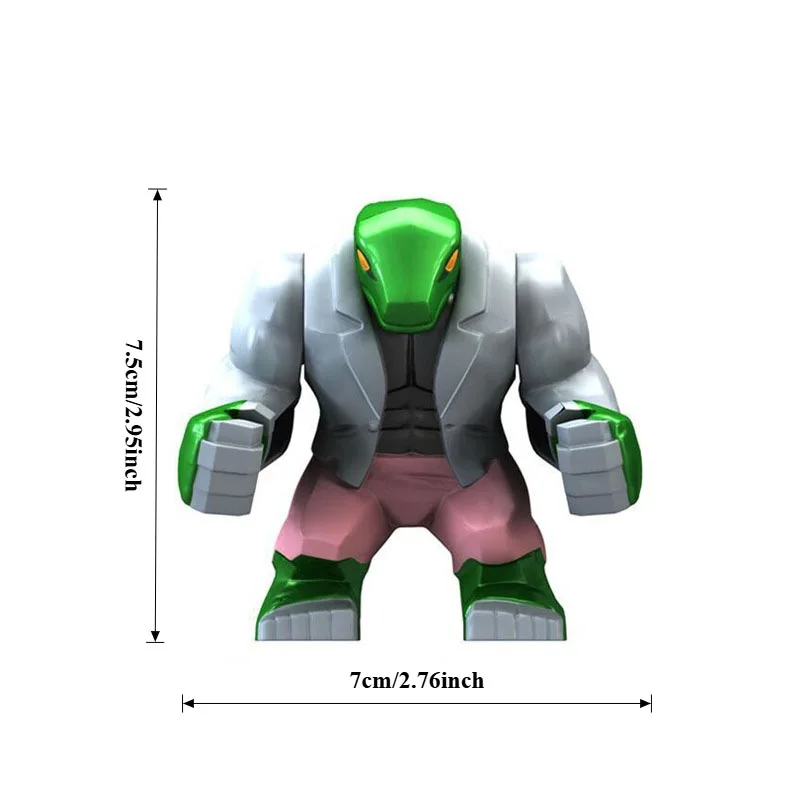 Marvel Super Hero Action Figures Blocks Toys – Thanos Venom Spider-Man Iron Man Poseable Mini Toy Statue Gift for Fans