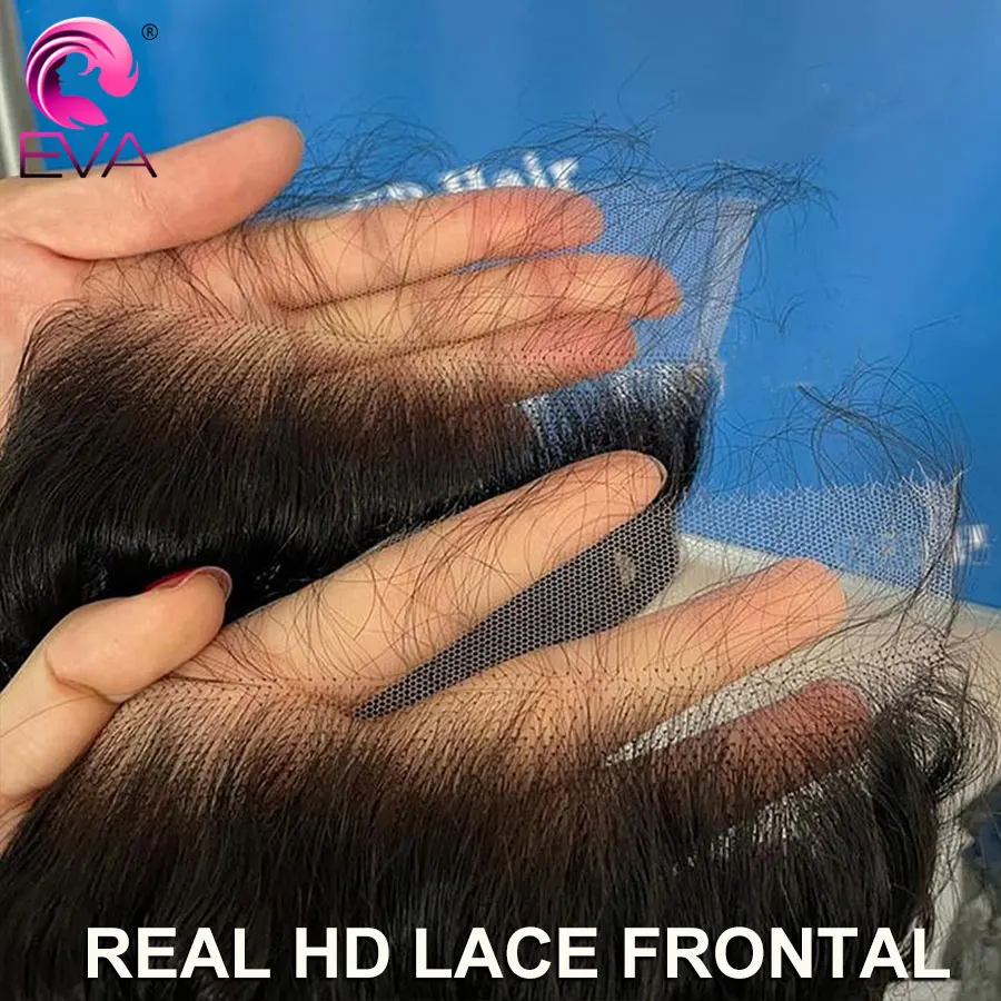 

Волосы Eva 5X5/6X6 Skinlike Real HD Кружевная застежка Объемная волна Предварительно выщипанные человеческие волосы HD Фронтальная застежка Отбеленные узлы Натуральный черный