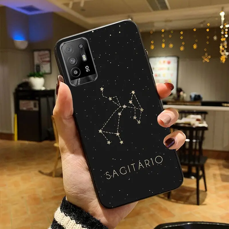 12 constellations zodiac signs Phone cover For OPPO A74 A94 A9 A5 A53 A73 2020 A57 A76 A96 4G A54 A78 A95 A98 A72 5G Cases coque