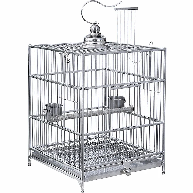 

Клетка Myna бытовая из нержавеющей стали птица трюш мойна тигровая кожа пион декоративная птица попугай оптом