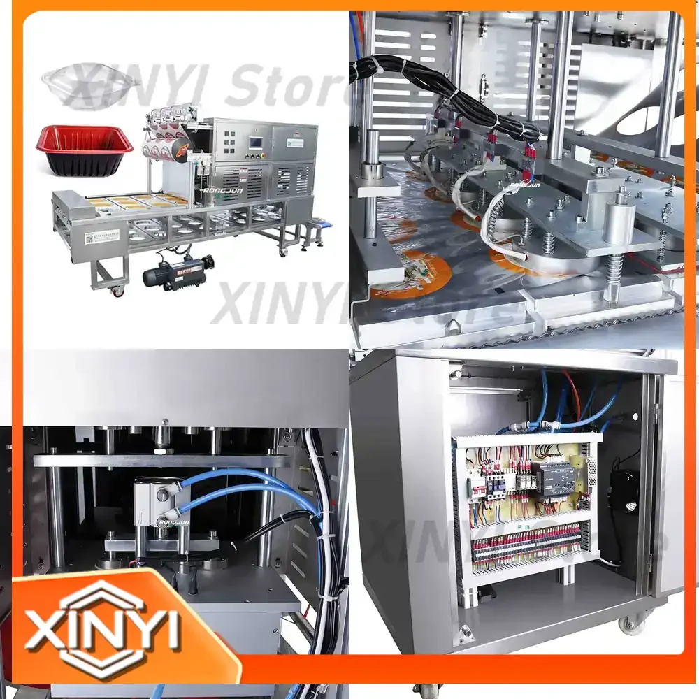 Full Automatic Vacuum Food Plastic Tray Sealer for Food Tray Sealing Machine Vacuum Packaging Machine for Fresh Food