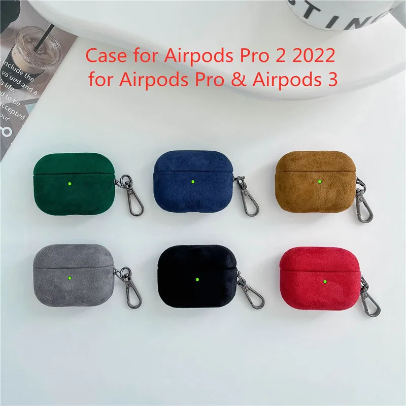 For AirPods Pro 2 2022 headset protective case drop-proof anti-shock velvet silky feel AirPods 3 Airpods Pro 2nd