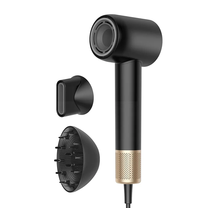 

Ультразвуковой фен INLIG, 15000 об/мин, профессиональный высокоскоростной фен для женщин, низкий уровень шума, для домашнего использования, с подогревом, стандарт США