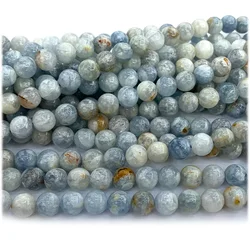 Natural Celestine Round Beads For Jewelry Making Stones Crystal Gemstones DIY Necklace Bracelets Earrings