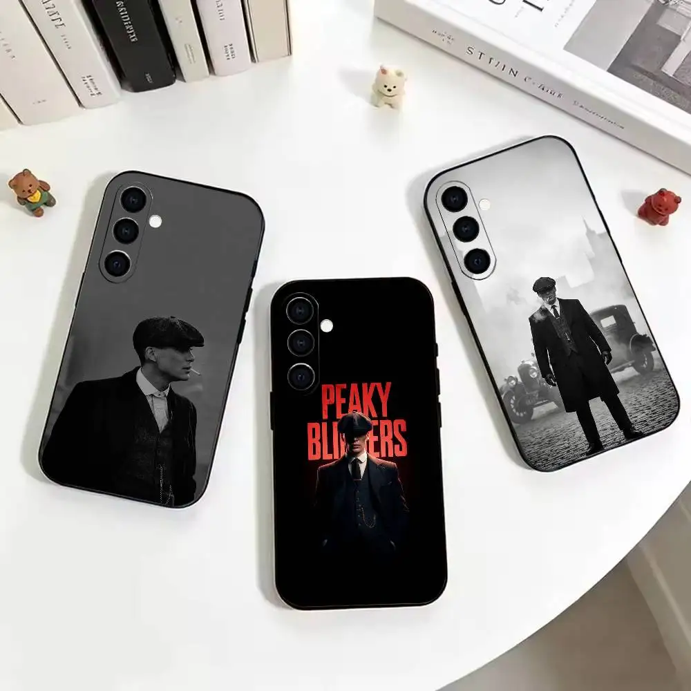 TV P-Peaky Blinders- tommy -S-shelby Soft Silicone phone Case for Samsung Galaxy A73//A72/A70/A53/A52/A51 - Black