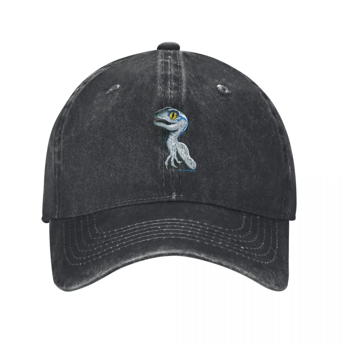 

Jurassic World - Baby Blue Velociraptor Baseball Cap Beach Outing Big Size Hat For Women Men's