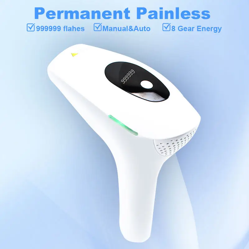 

Portable female multi-functional IPL hair removal device, home-use LCD display, painless laser hair removal device