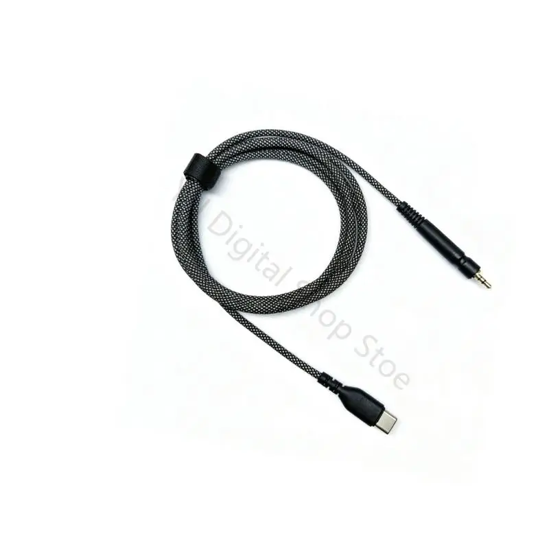 96BA geflochtenes Headset-Kabel, USB C auf 2,5 mm Kabel für GSP350 GSP500/600/670 Kopfhörer für Gaming-Voice-Chat, Heimarbeit – Detail 7