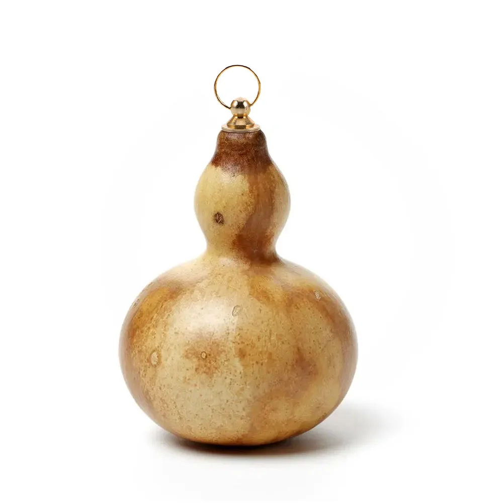 

8Pcs Small Brass Gourd Bottle Covers Stylish Decorative Secure Caps for Crafts and Travel Bottle Gourd Gourds for Crafts