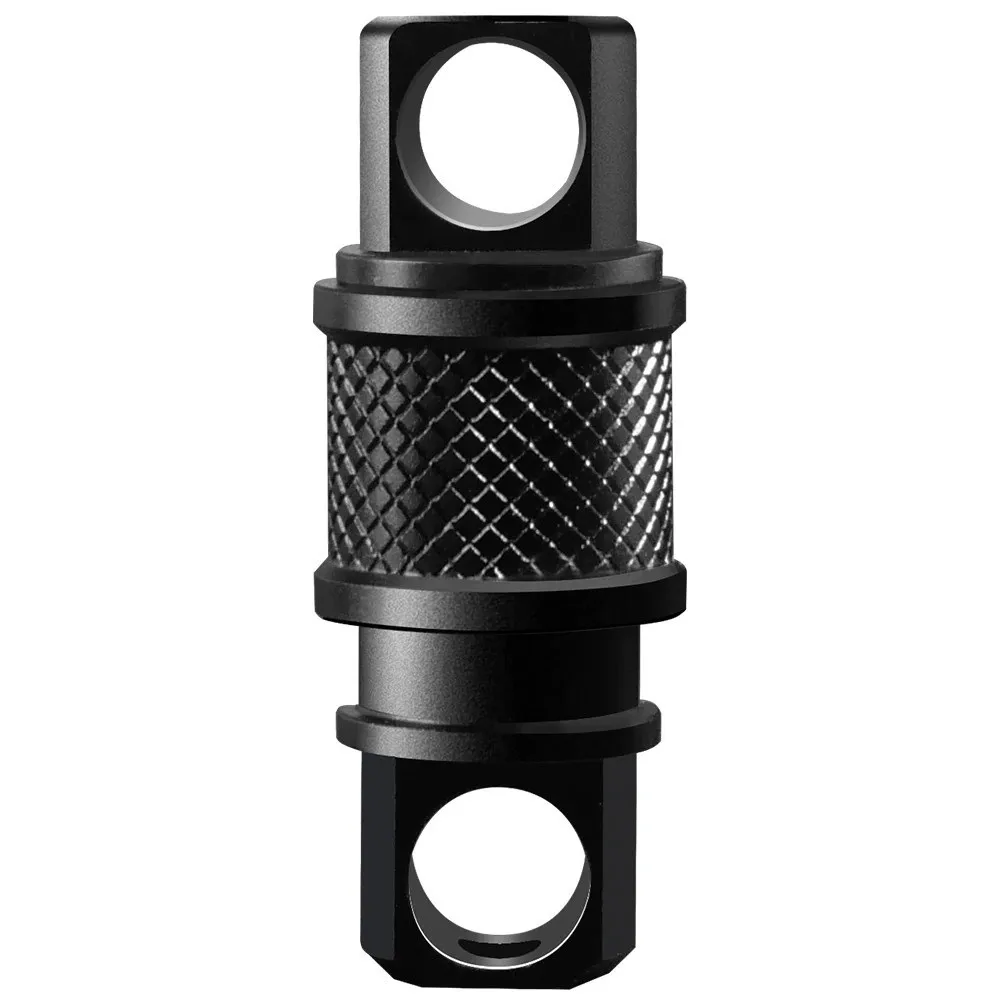 Double Headed Quick Release Keychain 360° Rotation Aluminum Alloy Clip Pull Apart Buckle Mini Quick Pull Design Keys Fob
