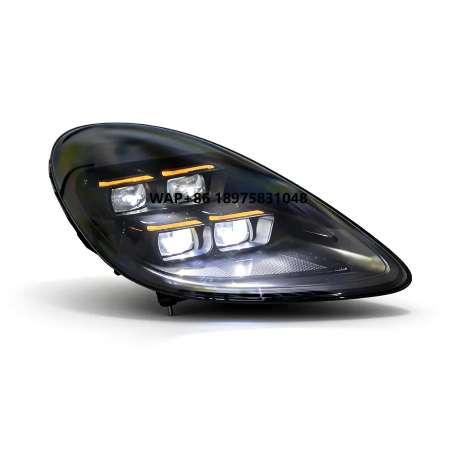 New 6000K 12V Auto Light 2016-2023 982 Headlights Upgraded to 2025 Pdls Style LED Headlights for 718 Boxster Cayman