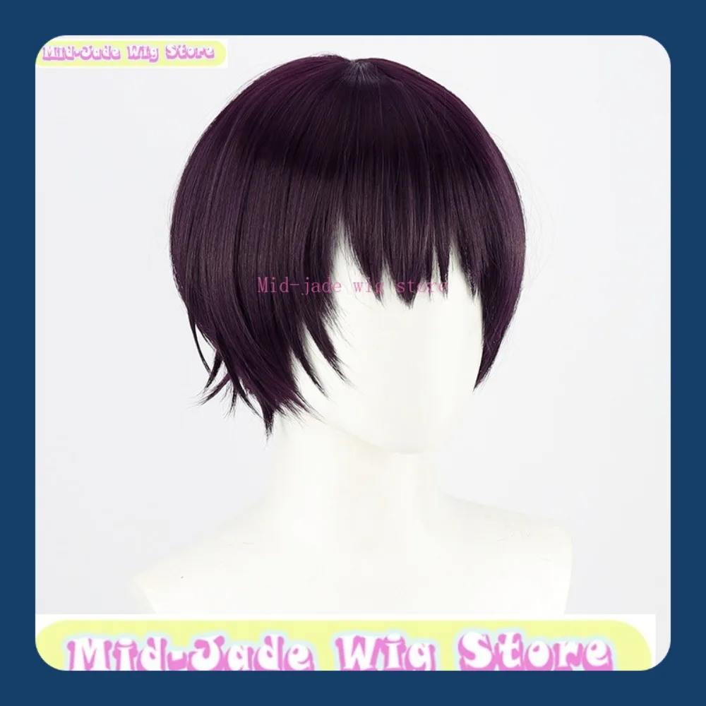 منتصف اليشم متجر شعر مستعار Shikimori ليس مجرد لطيف Izumi شعر مستعار تأثيري أنيمي لعبة تأثيري الأرجواني العميق شعر مستعار رجل اليومي #4