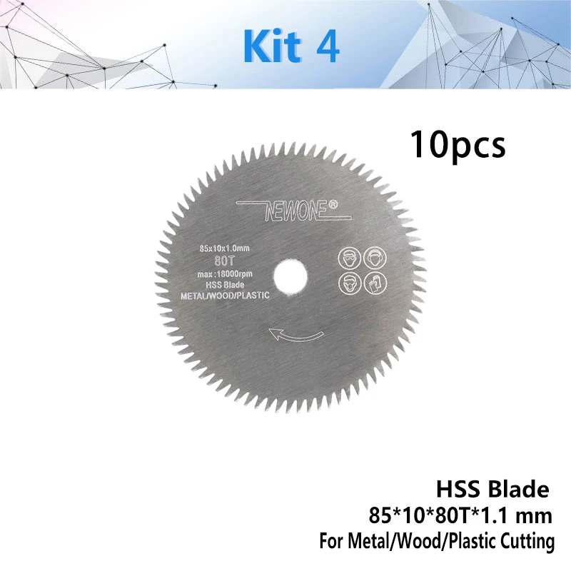 Disco da taglio con lama per sega circolare NEWONE, mini lama per sega circolare in acciaio ad alta velocità, può tagliare legno, metallo, tubi di plastica