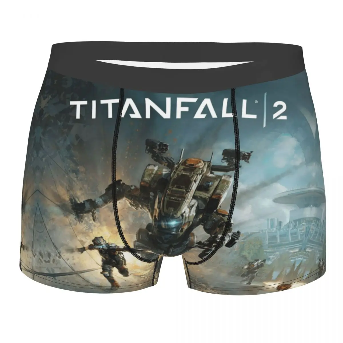 

Пользовательские крутые боксеры Titanfalls 2, шорты, мужские трусы, дышащие трусы, нижнее белье
