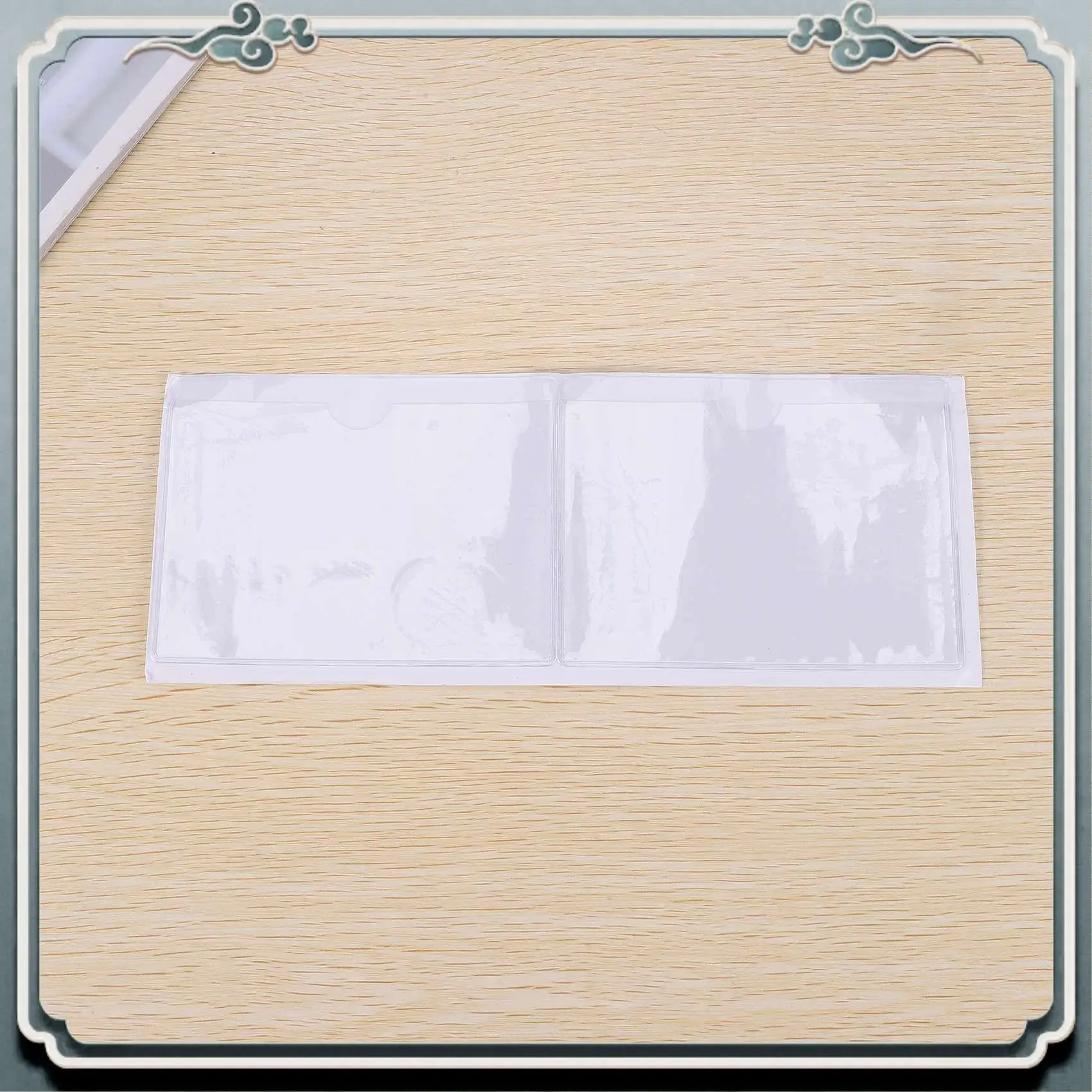 Premium 60 Pack 3.5 X 4.7 Inches Self-Adhesive Label Holder Card Pockets Label Holder Clear Plastic Library Card Holder