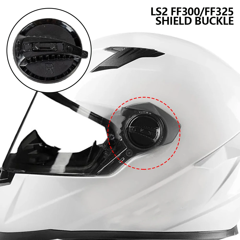 Pair Flip Up Helmet Shield Base Holder Replacement Visor Lock Base Parts Windscreen Holder Base for LS2 FF300 LS2FF325