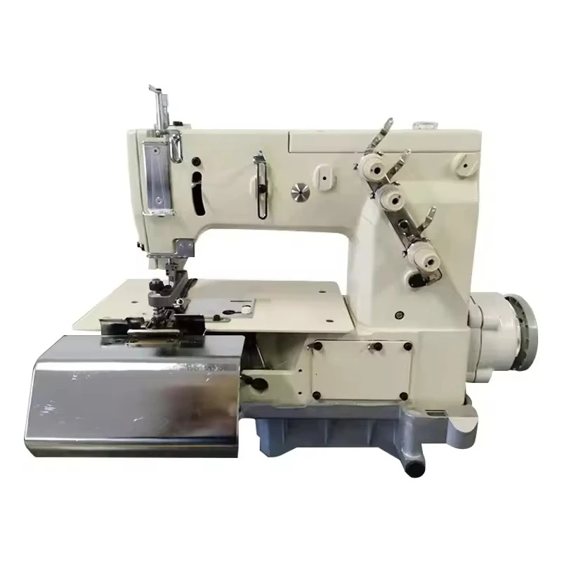 

High Quality Electric Industrial High Speed Automatic Double Needle Flat Bed Belt Loop with Front Fabric Cutter Sewing Machine