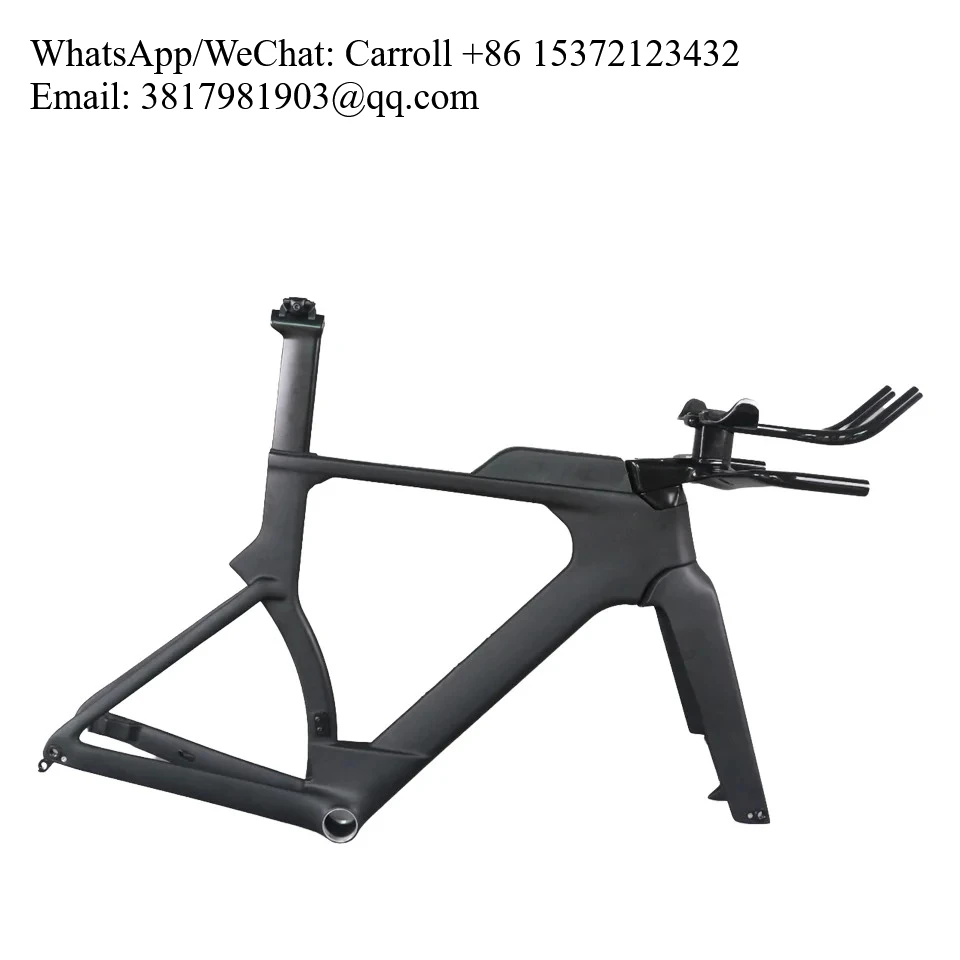 

700X28C Углеродное волокно для рамы по времени, триатлона, дорожного велосипеда с максимальной шиной, резьбой T47