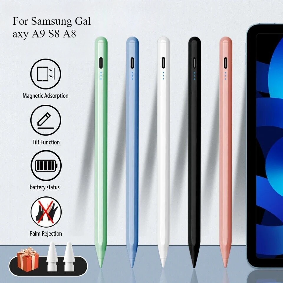 

Универсальный стилус для Samsung Galaxy Tab A11 A9+ S9 S8+S7+S7FE S6lite S10 Ultra Touch Pen для Android Huawei Lenovo Pro 12.7