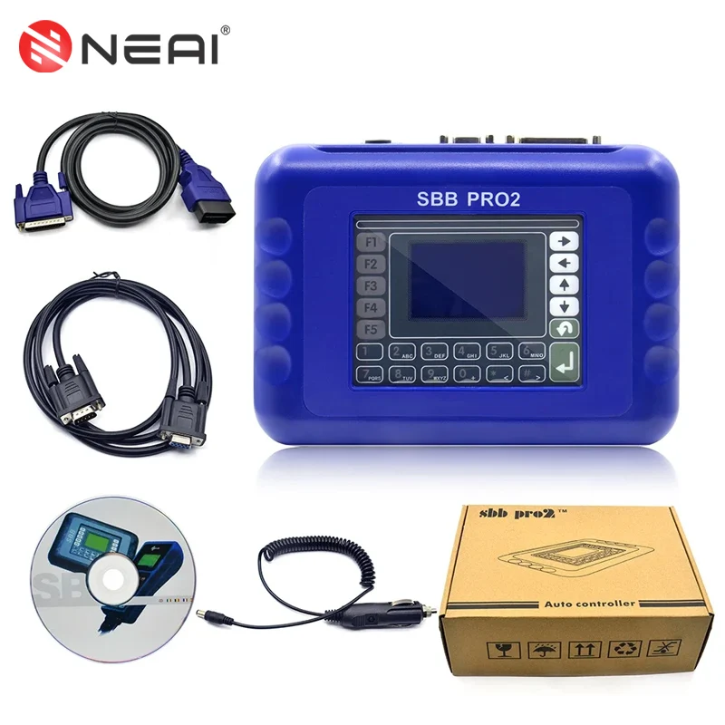 SBB PRO2 V48.99 Auto Key Programmer Immobilizer System Car Key Maker Key Transponder Scanner No Token Limited Diagnostic Tool