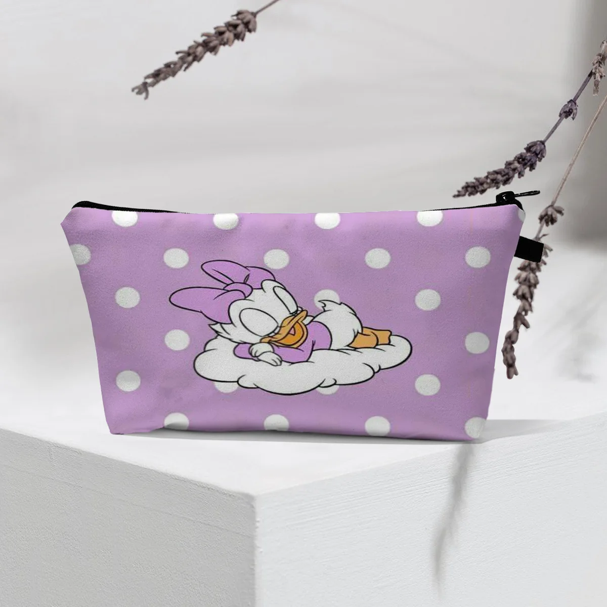 Disney Mickey Minnie Makeup Bag Kawaii Disney Storage Bag Girls Student Travel Multifunctional Bag Washing Bag Pencil Case Gifts