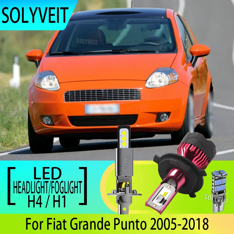 

H4 H1 Durable LED Headlamp Foglamp Long Lifespan 12v FOR Fiat Grande Punto 2005-2010 2011 2012 2013 2014 2015 2016 2017 2018