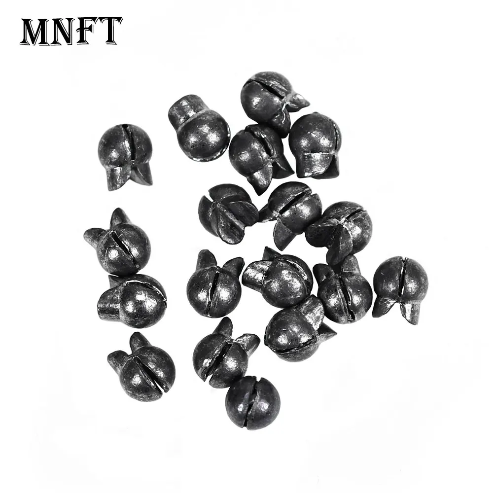 MNFT 30 Uds plomo de pesca plomo de tiro dividido herramienta de pesas de plomo Clip de apertura accesorios de pesca de plomo