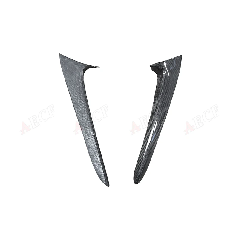 Real Carbon Fiber Rear Window Side Spoiler Wing Splitter Trim For Lexus RX 450H RX200 200T 300 Exterior Refit Kit