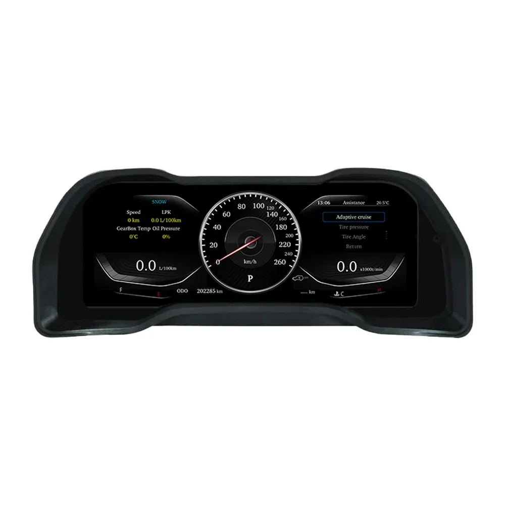 Car Dashboard Digital Cluster Panel for Toyota 4 Runner 2022 Car Monitor  Concrete Speedometer Screen Virtual Cockpit