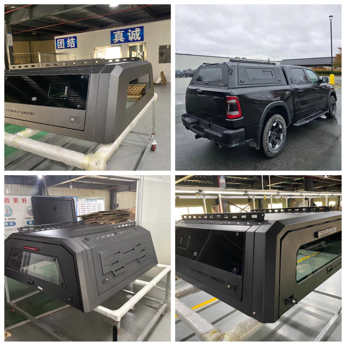 

Custom 4x4 Off-road Truck Caps Canopy Hard Top Pickup Truck Hardtop Canopy for Tacoma 5.0FT Tonneau Cover Camper Topper