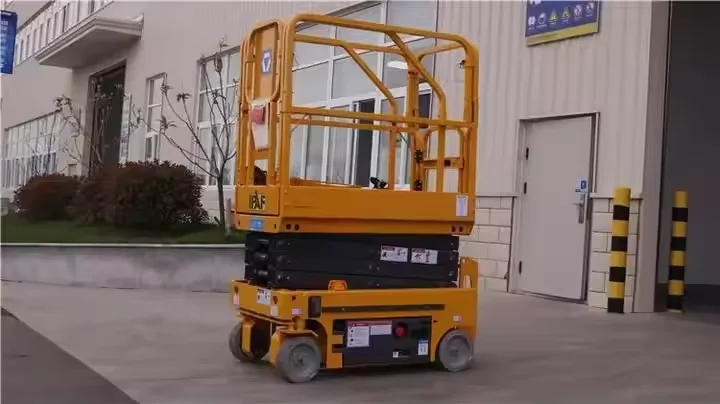 Manual Emergency Descend Lifting Platform Hydraulic Scissor Unit Guarantee Safe Landing When Power Cut Off