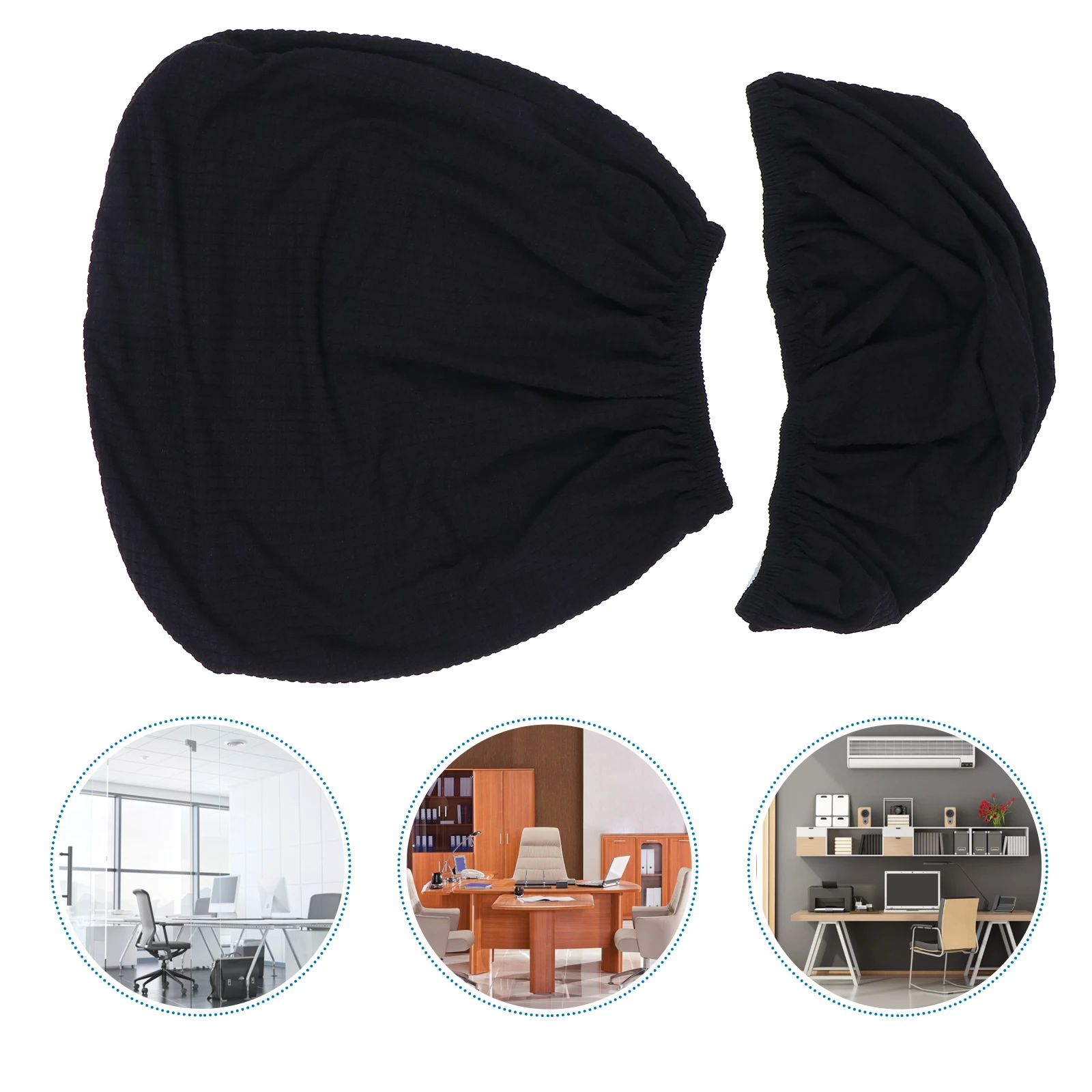 

Elastic Fabric Split Chair Seat Cover Anti-Dirty Computer Chair Protector Easy to Clean and Wash Stain Resistant for Home Office