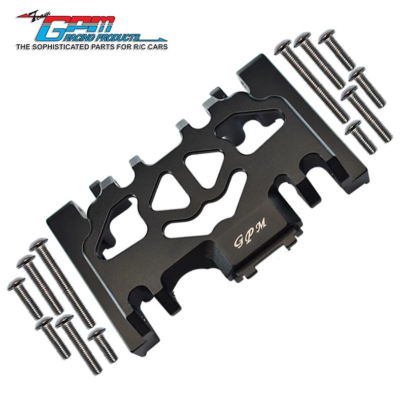 Cubierta de engranaje inferior de aluminio GPM para 1/10 TRX4 DEFENDER TRAIL CRAWLER-82056-4