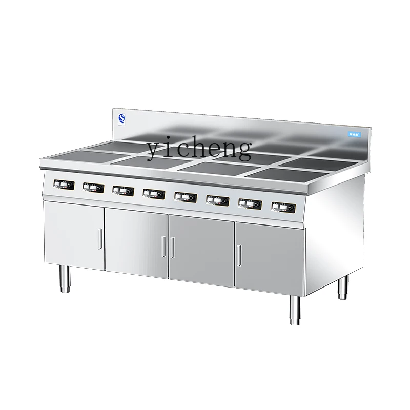 ZZフライドストーブ業務用ハイパワー凹型ストーブコンビネーション大型フライドストーブホテル食堂二口