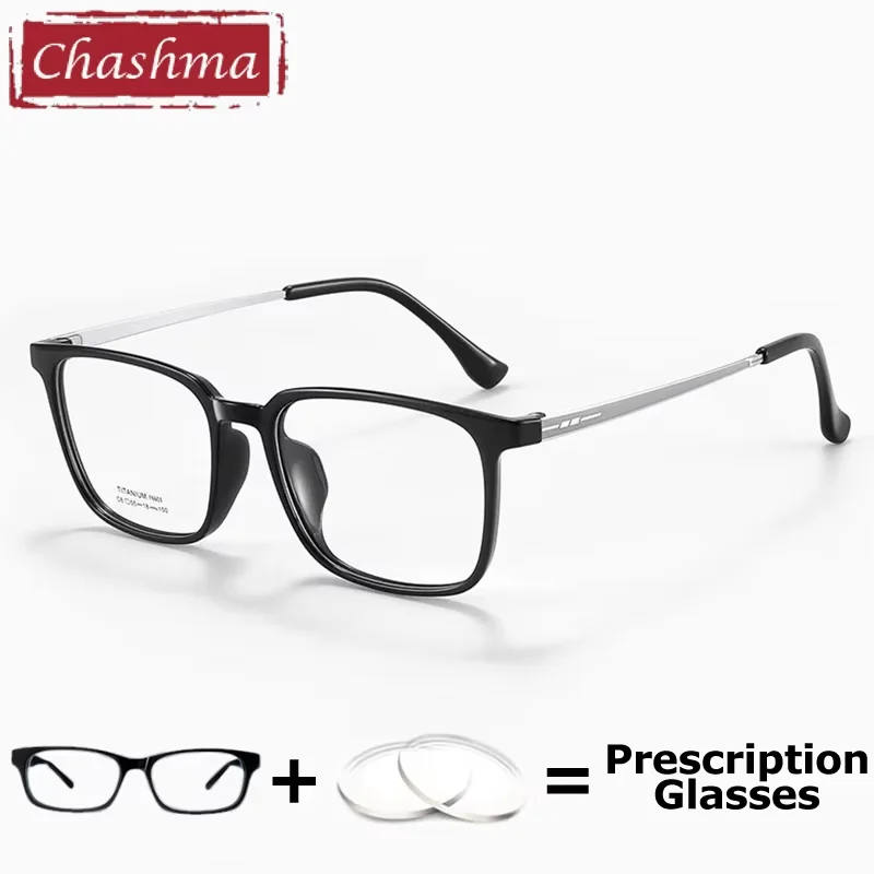 Chashma Prescription Glasses Men Optical Multifocal Progressive Lenses Wide Field Digital Reading and Myopia Light Spectacles