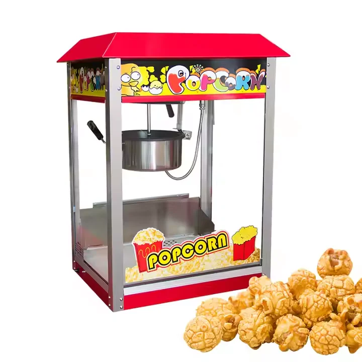 Commercial Popcorn Machine Electric Popcorn Vending Machine Automatic Theater Style Popcorn Making Machine