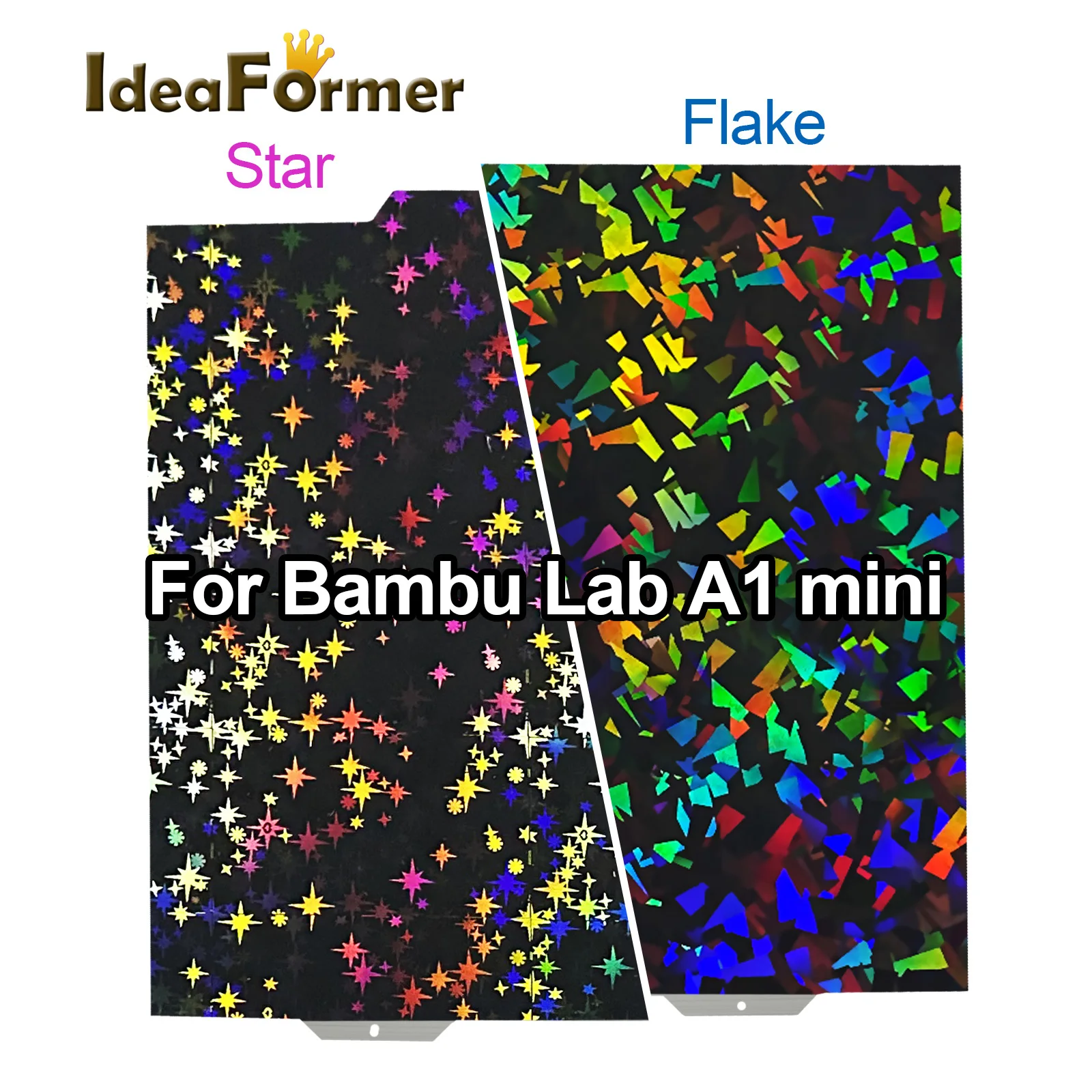 

184x184 мм для Bambu Lab A1 мини двухсторонний пружинный стальной лист, строительная пластина H1H PEY PEO PET PEI, 3D-принтер, Подогреваемая кровать Bambulab